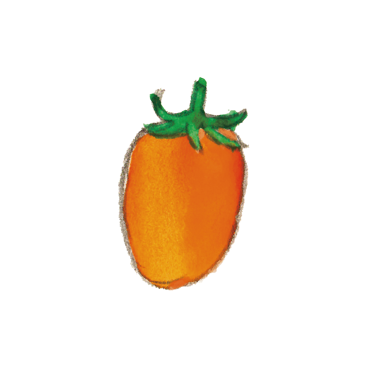 ミニトマトオレンジ色